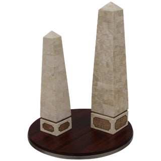 1970s Tessellated Stone Obelisk For Sale