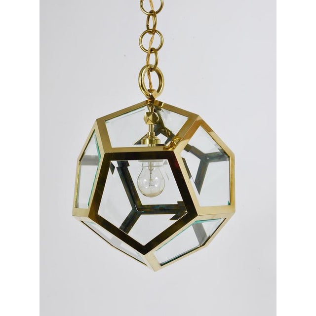 Pendant Lamp Chandelier by Friedrich Otto Schmidt for Adolf Loos Dodekaeder, 1900s For Sale - Image 12 of 18