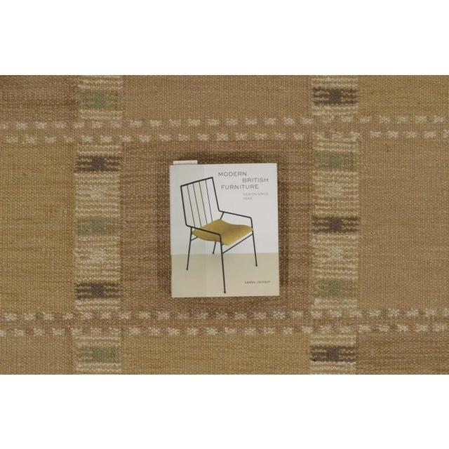 Rug & Kilim Scandinavian Style Custom Flatweave Rug With Geometric Design For Sale - Image 10 of 12
