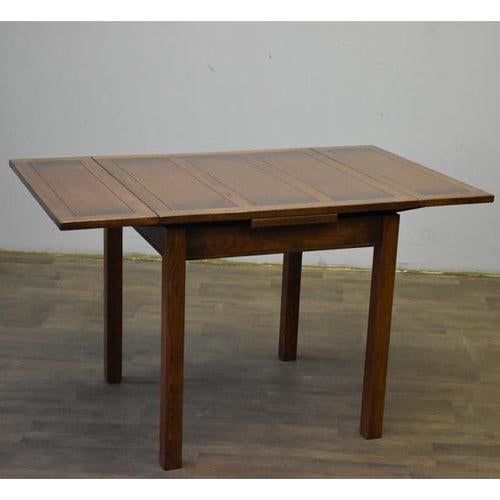 Mission Oak Kitchen Table With 2 Leaves - 2 Stain Options - Walnut For Sale - Image 4 of 10