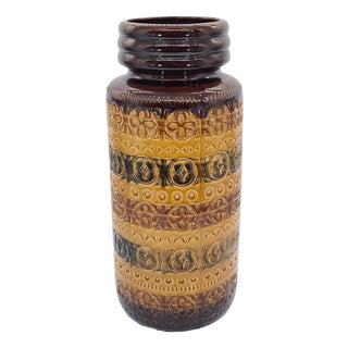 Ceramic 289-47 Vase with Relief Decor from Scheurich Keramik, West Germany, 1970s For Sale