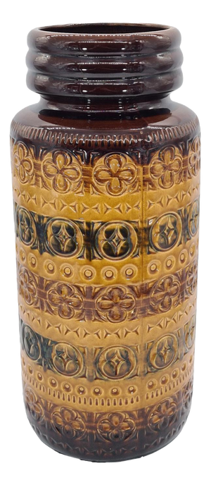 Ceramic 289-47 Vase with Relief Decor from Scheurich Keramik, West Germany, 1970s