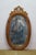 Antique Victorian Mahogany Oval Vanity Wishbone Dressing Wall Mirror 28" For Sale - Image 4 of 11