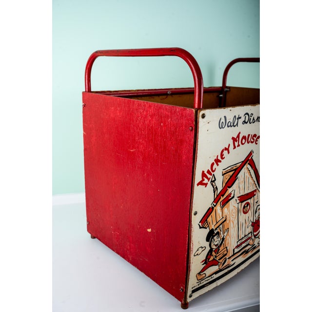 1930s 1930s Walt Disney’s Mickey Mouse Club ‘Push ’Em Car’ Toy Chest For Sale - Image 5 of 5