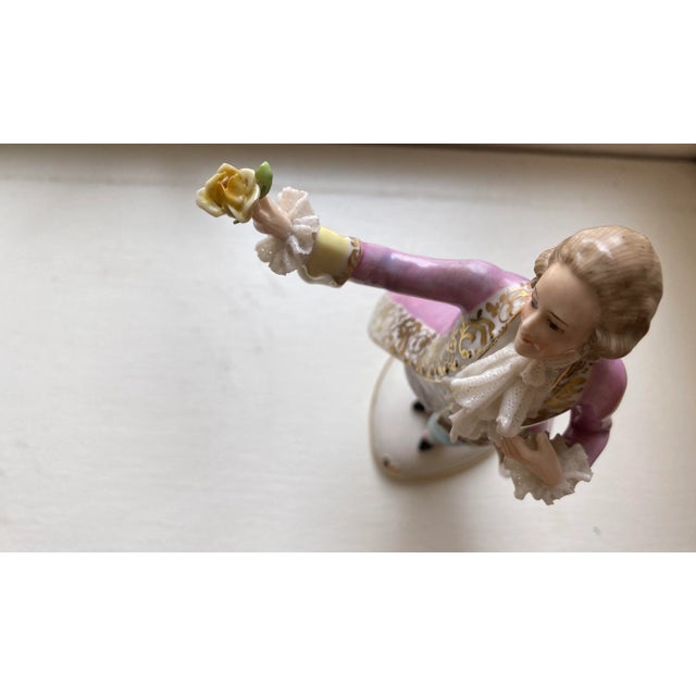 Mid 20th Century Volckstedt Male Porcelain Figurine For Sale In Washington DC - Image 6 of 7