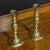 Victorian Queen of Diamond Brass Candlesticks, 1890s, Set of 2 For Sale - Image 11 of 11
