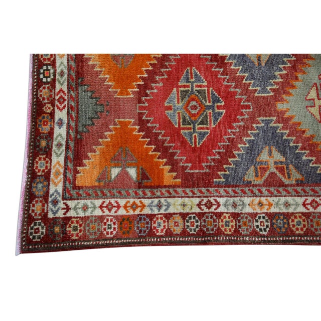 Turkish Vintage Turkish Rug 2'11" x 11'11" For Sale - Image 3 of 6