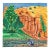 Steve Krauss Escalante Colorado Landscape Woodblock For Sale