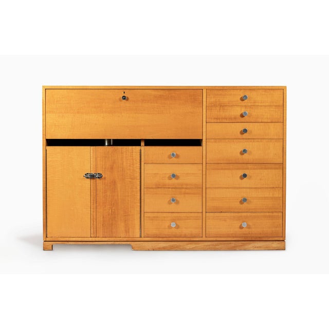 This exceptional mid-century modern dry bar or cocktail cabinet was custom designed by American architect Philip Johnson...