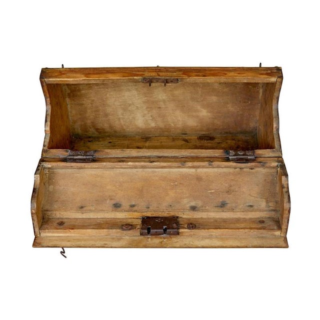 Wood Early 20th Century Scandinavian Wooden Doctors Bag, 1920s For Sale - Image 7 of 9