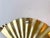 Metal Hollywood Regency Brass Fans - A Pair For Sale - Image 7 of 7