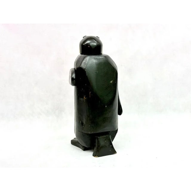 Large Vintage Carved Wooden Penguin Sculpture, 1970s For Sale - Image 8 of 12