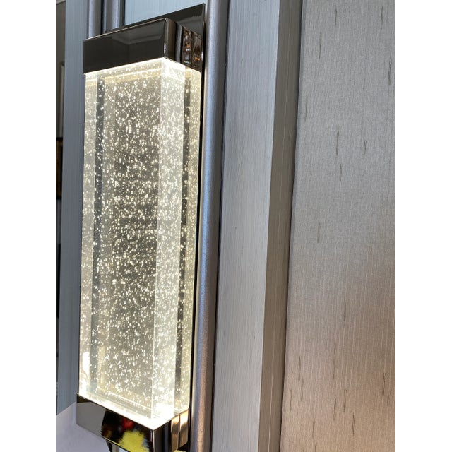 LED Wall Sconce, Energy Smart 6 Inch Wall Sconce Finish: Polished Nickel 18 Ht x 5.5" wide x 2 1/4" Deep 10.5 watt...