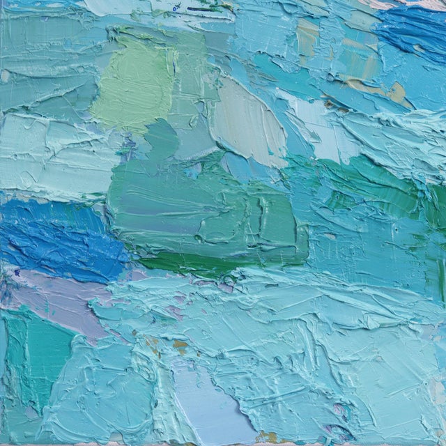 Collingwood Trail - Abstract Earthy Tone Landscape Textural Impasto Oil Painting Original Artwork by Dana Cowie For Sale - Image 4 of 9