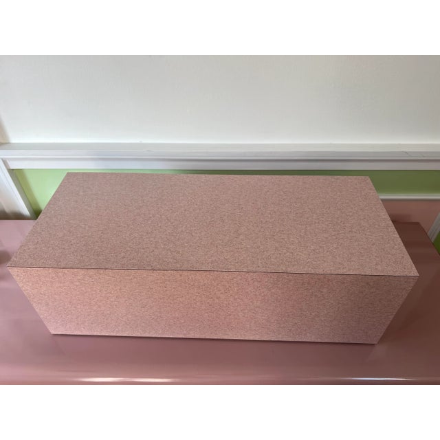 1980 Formica Pink Pedestal For Sale - Image 4 of 8