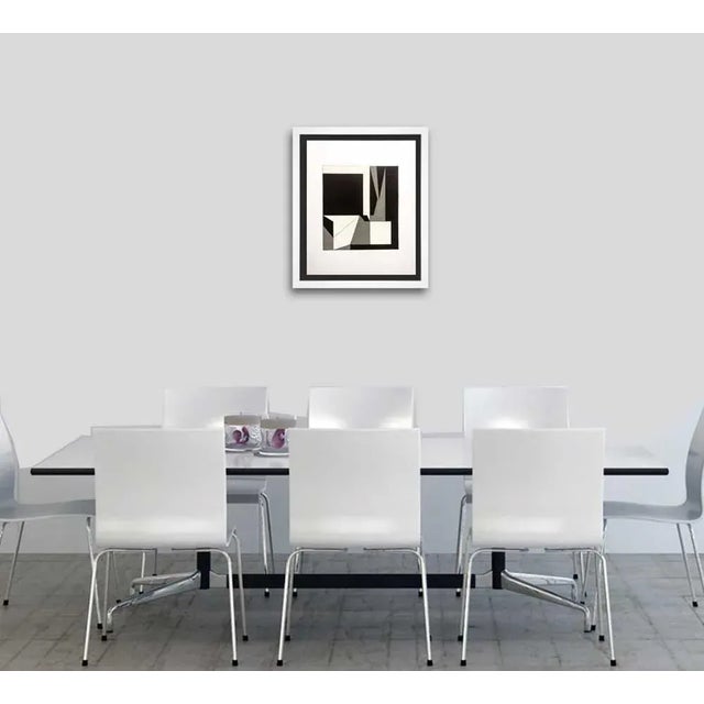 Victor Vasarely Original Limited Edition Lithograph. Plate Size : 26.5 x 31.7. cm. Frame Size: 20 3/4 x 24in. On Rives-...