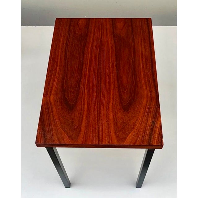 Black Nesting Tables in Teak and Black Iron by Cees Braakman for Pastoe, 1950s, Set of 3 For Sale - Image 8 of 13
