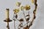 Italian Gilded Tole Porcelain Yellow Roses Leaf Vine Marble Base Table Accent Lamp Vintage Mid-Century For Sale In Miami - Image 6 of 17