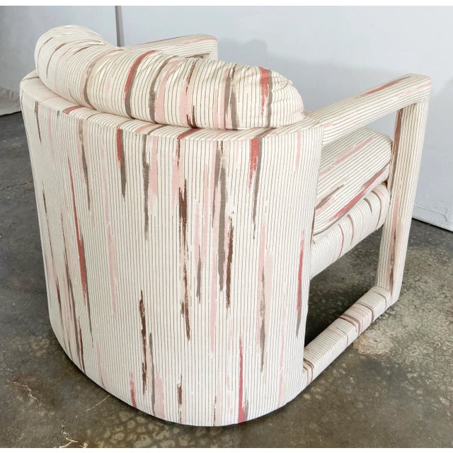 Vintage Drexel Barrel Back Parsons Chair Chairish