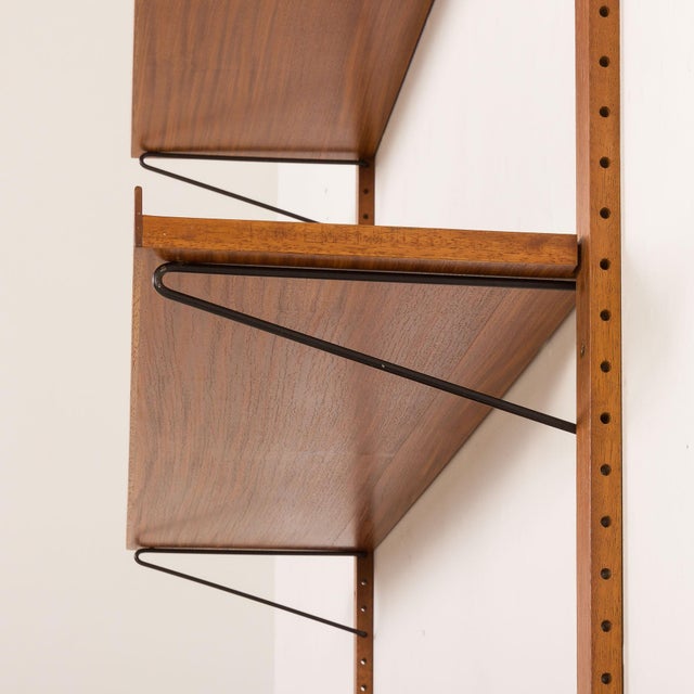 Mid-Century Teak Shelving Unit, Denmark, 1970s For Sale - Image 6 of 11