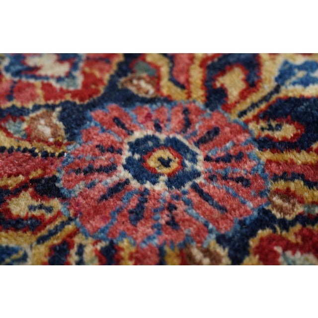 Antique Persian Sarouk Rug 6'2'' X 9'0'' For Sale In New York - Image 6 of 9