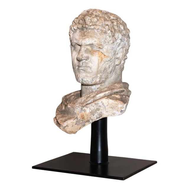 Antique Plaster Bust For Sale