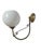 Metal Vintage Art Deco Wall Lamp, Poland, 1950s For Sale - Image 7 of 7