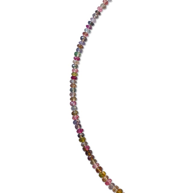 Modern Mixed Tourmaline Graduated Necklace For Sale - Image 3 of 5