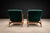 Pair of Armchairs in Brazilian Hardwood & Green Velvet by Liceu De Artes E Ofícios, 1960s For Sale - Image 10 of 13