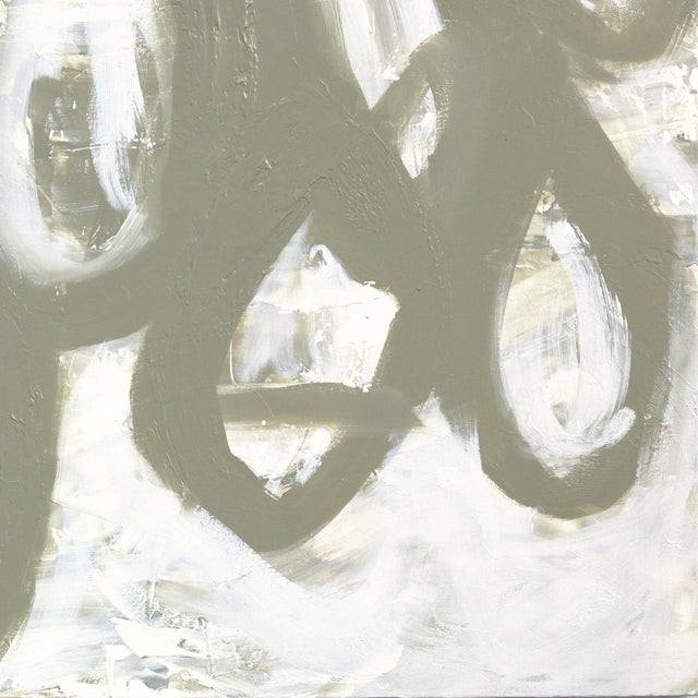 Sounds of Whispers - Original Contemporary Graffiti Abstract Mixed Media Painting on Canvas For Sale In Los Angeles - Image 6 of 9