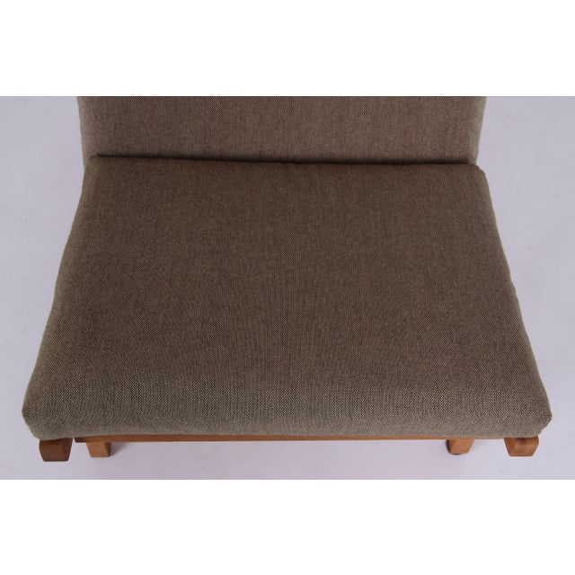 Model GE375 Lounge Chair in Oak with Fabric Cushions by Hans J. Wegner for Getama, 1970s For Sale - Image 3 of 6