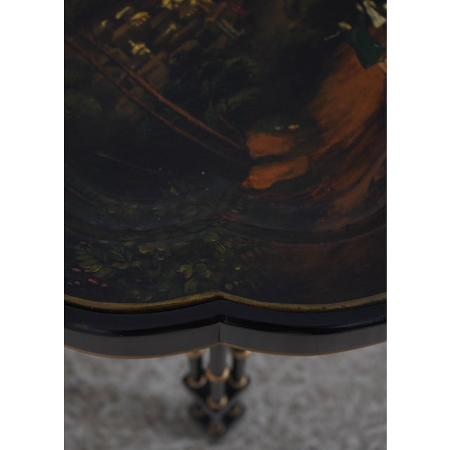 Maitland Smith Painted Chinoiserie Tray Coffee Table For Sale In Philadelphia - Image 6 of 16