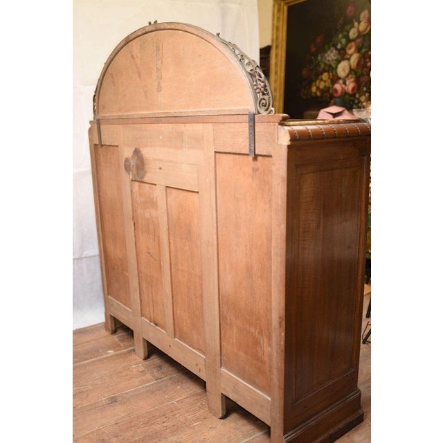 Wood Arts and Craft Walnut Cabinet, 1885 For Sale - Image 7 of 9