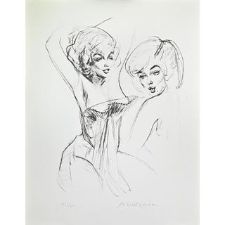 Alejo Vidal-Quadras, Double Marilyn, Mid-20th Century, Lithograph For Sale