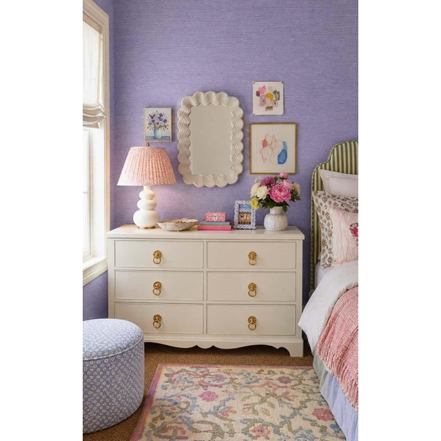 Our all-natural, eco-friendly grasscloth wallpaper is handwoven and then dyed in a rich, saturated hue that brings quiet...