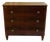 Mid 19th Century American Empire Mahogany Chest, Gilt Empire Drawer Pulls For Sale