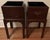 Two handsome solid cherry jardinières from Ethan Allen. Both have metal liners to contain water overflow, if used for live...