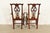 Thomasville Georgian Carved Mahogany Armchairs, Pair For Sale - Image 10 of 13