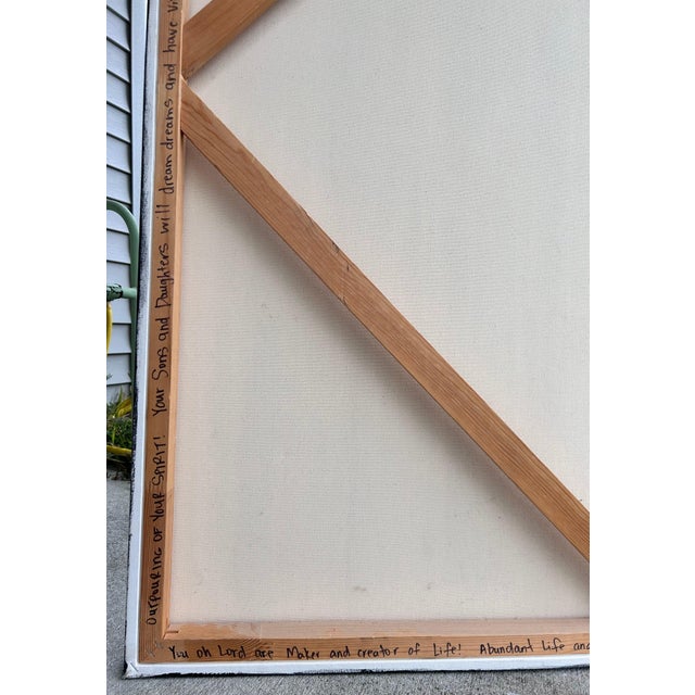 Maylia G. Trahan - “I Am- Creator” Contemporary Style Framed Acrylic Painting on Canvas (Louisiana) (2015) For Sale - Image 13 of 15