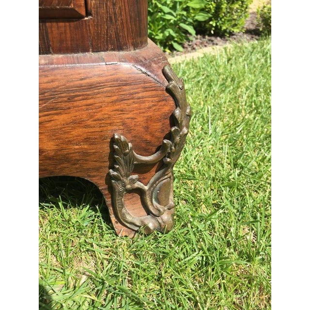 Marquetry and Bronze Cabinet For Sale - Image 9 of 13