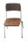 Vintage Stacking Chair with Chrome Frame, 1970s For Sale