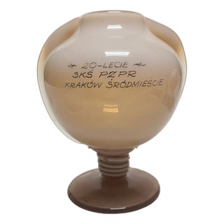 Vase by J. Słuczan-Orkusz for Cracow Institute for Glassworks, Poland, 1970s For Sale