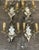 1920's E.F. Caldwell Regency Bronze/ Cut Crystal/ Beveled Mirror Backed Wall Sconces Set of 3 Matching. These are...