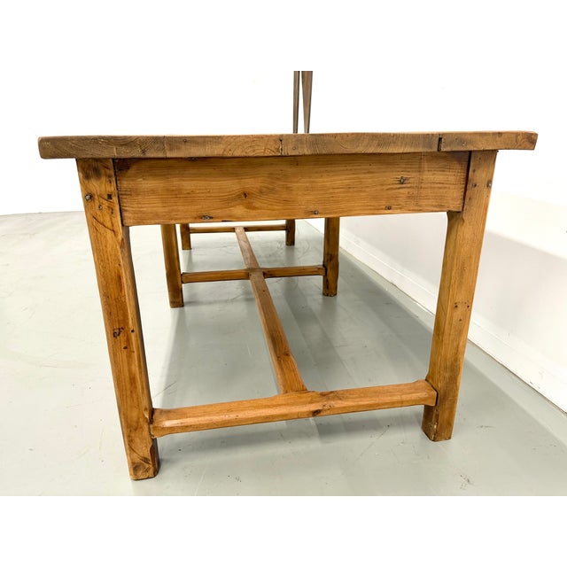 Farmhouse Table in Pine, 1950s For Sale - Image 16 of 18