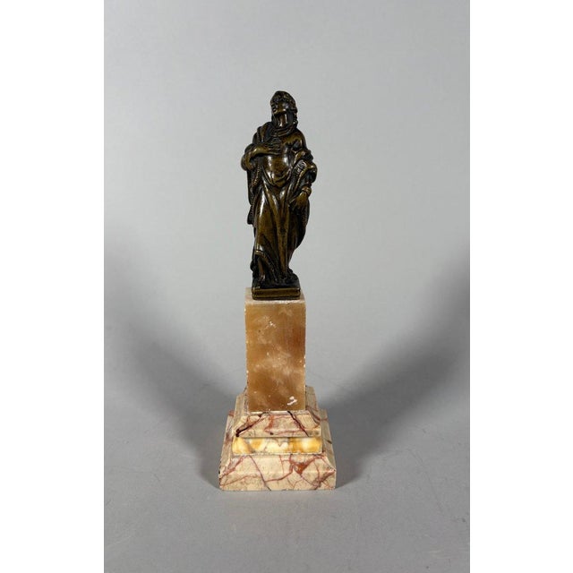 Bronze Sculpture, Saint John the Baptist, 16th century - 23 cm - Bronze For Sale - Image 8 of 8