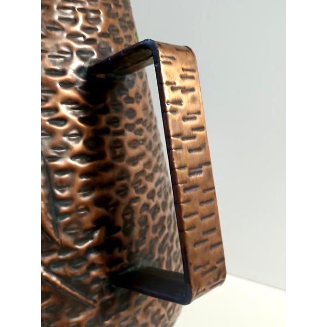 Vintage Copper Umbrella Stand attributed to Angelo Bragalini, Italy, 1960s For Sale - Image 14 of 15