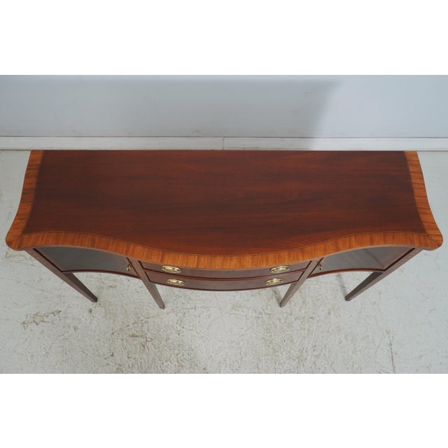 Ethan Allen Mahogany Hepplewhite Style Sideboard For Sale - Image 14 of 18