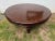 Early 20th Century Early 20th Century Anglo -Indian Bone Marquetry Stained Teak Wood Round Dining Table. For Sale - Image 5 of 13