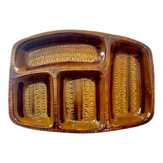 20th C. MCM Italian Gump’s Ceramic Divided Catchall For Sale