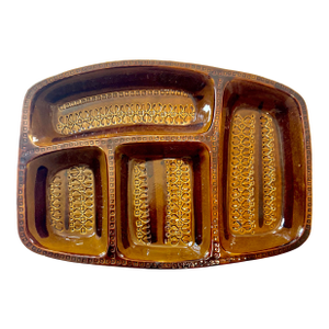 20th C. MCM Italian Gump’s Ceramic Divided Catchall